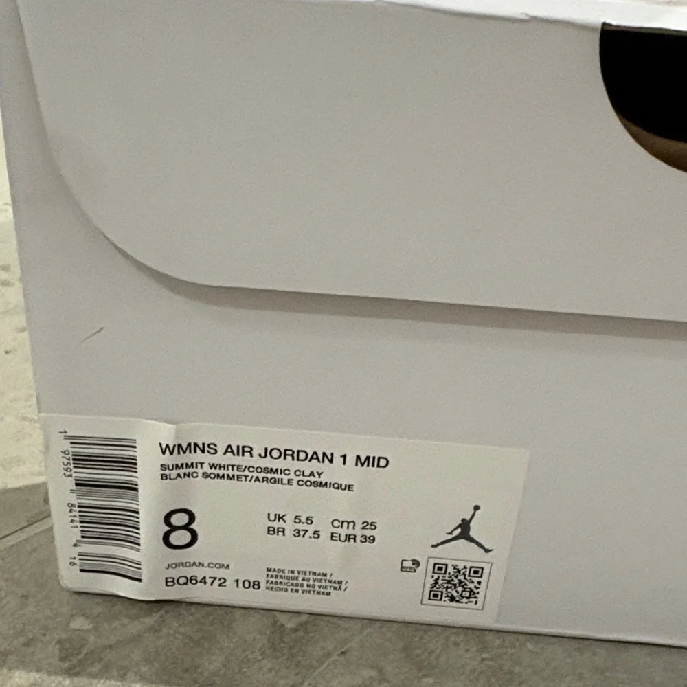 Jordan Summit White and Cosmic Clay Sneakers - Picture 2 of 7